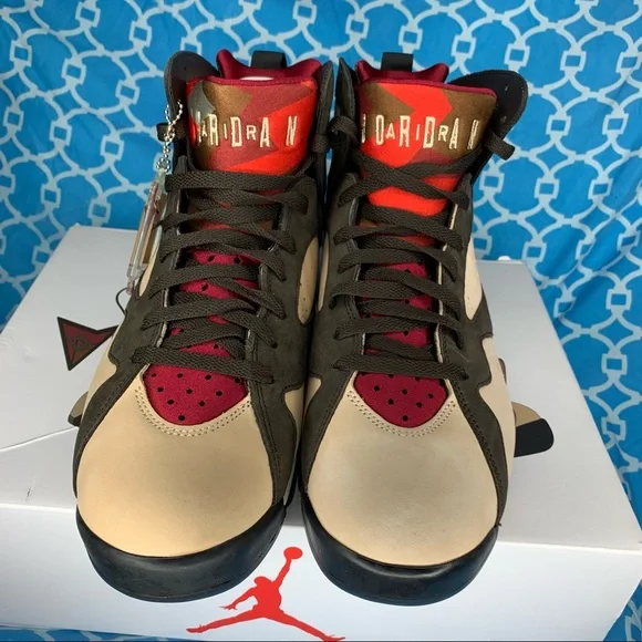Nike Air Jordan 7 Men’s size 13 patta retro og shimmer SP mocha brown rare beige Nike Air Jordan 7 Men main image 4